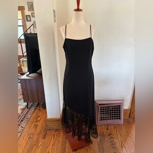 Dave & Johnny vintage 2000’s dress Asymmetrical Glitter Y2K